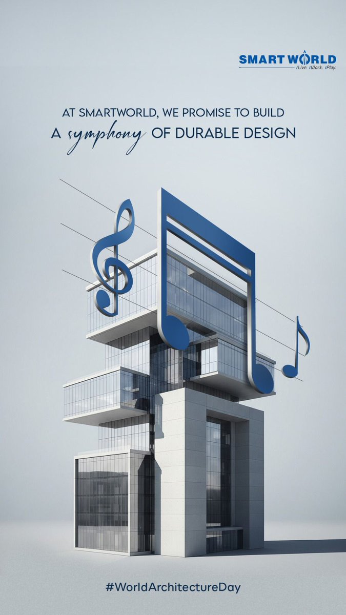 SMARTWORLDDEV's tweet image. Strength in every note, resilience in every line. At Smartworld, our buildings are a symphony of enduring design.
This #WorldArchitectureDay, we honor architecture that stands the test of time.

#Smartworld #DesignForStrength #FutureOfRealEstate #Smartworld