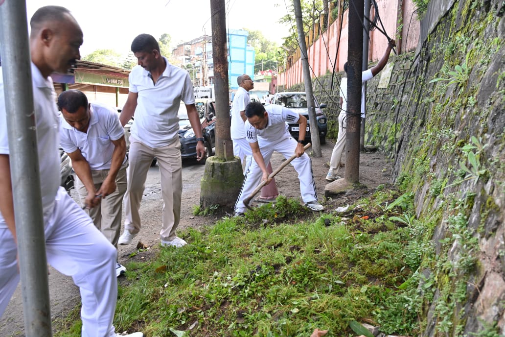 # Special campaign 5.0, NE Sector carried out a cleanliness drive at outside of campus area #