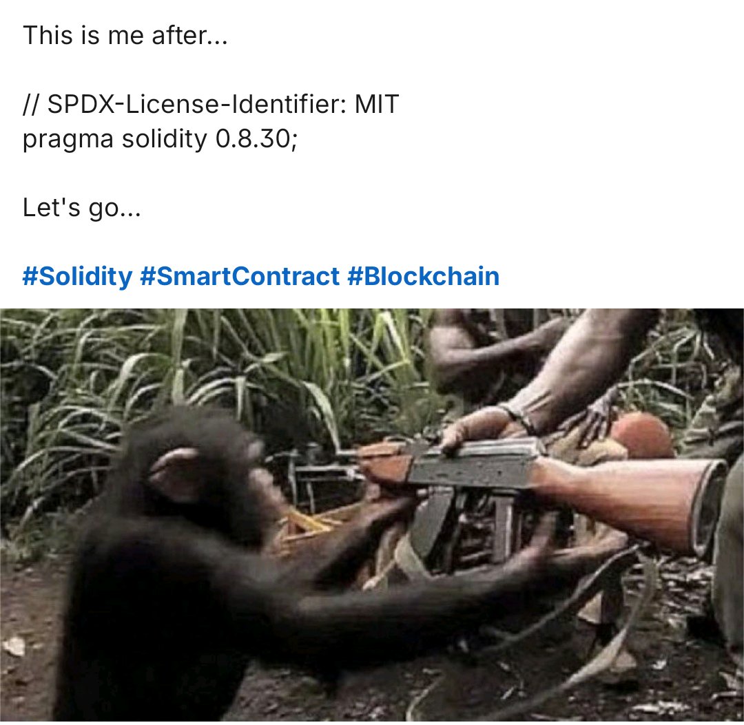 utkarsh15o7's tweet photo. 😂😂
#SmartContracts #Ethereum #blockchain https://t.co/Tqjl7o9GIh