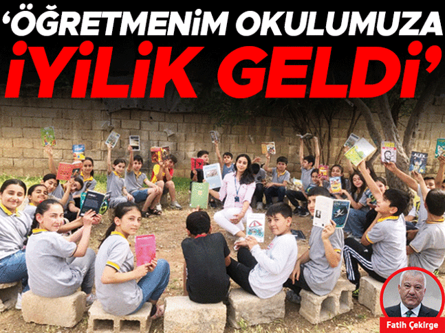 Hurriyet's tweet photo. Fatih Çekirge yazdı: ‘Öğretmenim okulumuza iyilik geldi’

🖊️Fatih Çekirge

https://t.co/rvTVm8xNkP https://t.co/751DxNyMtT