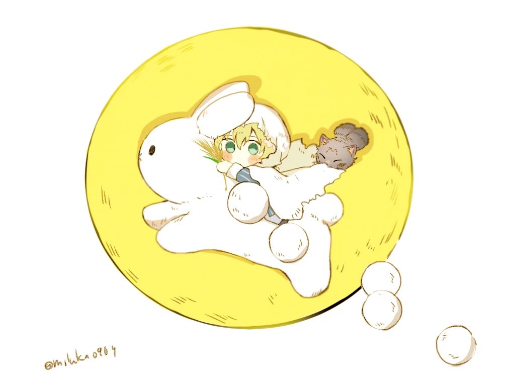 中秋の名月🌙🐰(再掲)

わんぱくまんばとふわふわと