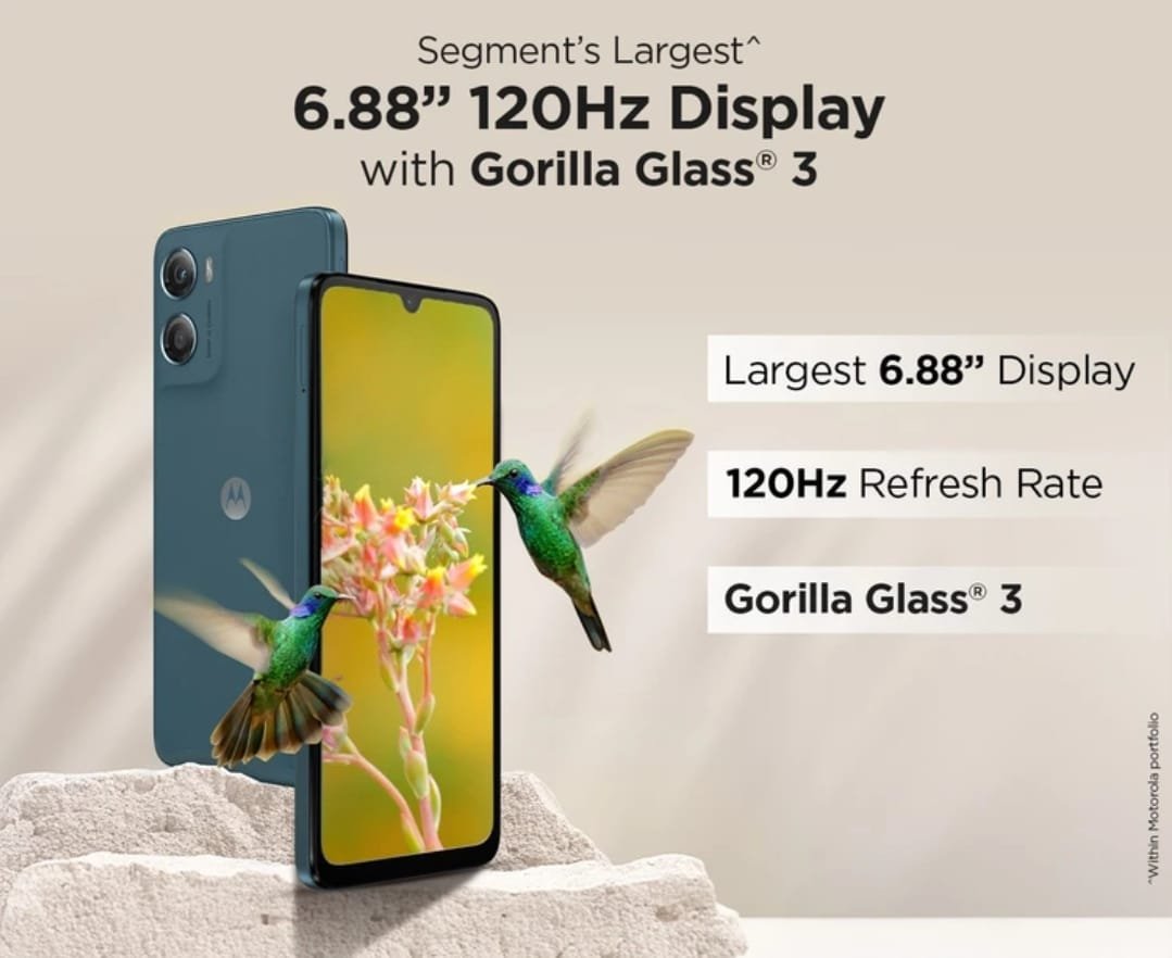 stufflistings's tweet image. moto g06 Power launching on October 7th in India.
- 6.88-inch 120Hz Display
- Gorilla Glass 3
- MediaTek G81 Extreme Processor
- IP64 rating
- 7000mAh Battery
- 50MP Primary Camera
- 8MP Front Camera
- Stereo Speakers with Dolby Atmos
- Moto Gestures