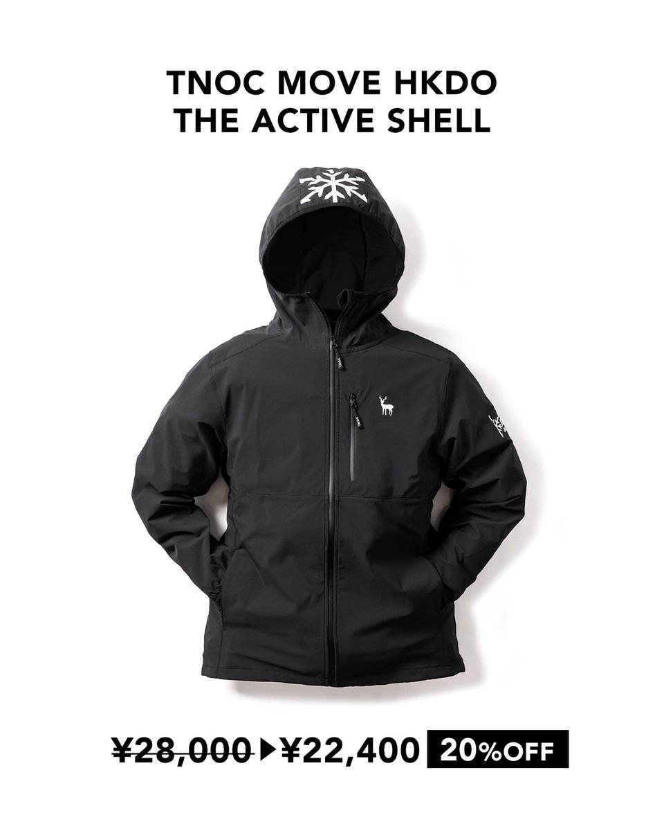 ACTIVE SHELL CAMPAIGN】 TNOC hokkaidoの大人気マウンテンパーカー 