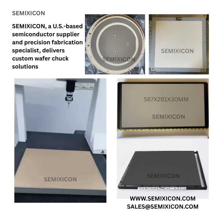 AdrianZhang568's tweet photo. SEMIXICON–High-Precision Semiconductor Wafer Chuck Tables&Vacuum Chucks
✔Design&Customization
✔Thinning, Grinding&Polishing
✔Refurbishing&Reconditioning
✔Modification&Duplication
https://t.co/orms06w3dN
#VacuumChucks
#waferchuck
#porouschuck
#ceramicchuck
#semiconductorchuck https://t.co/BHXvbrz7it