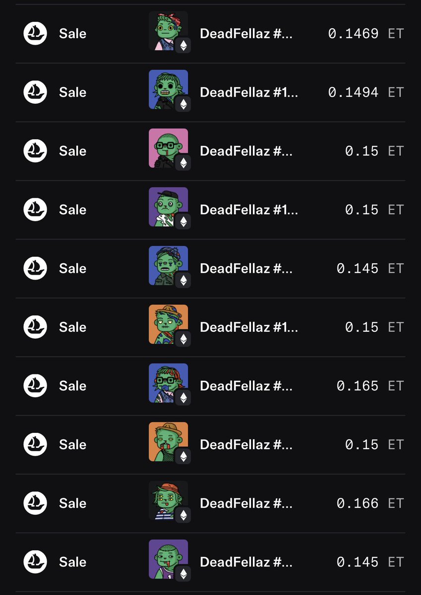 Moar sweeps 🧹🧹🧹
I think it’s fellaz szn