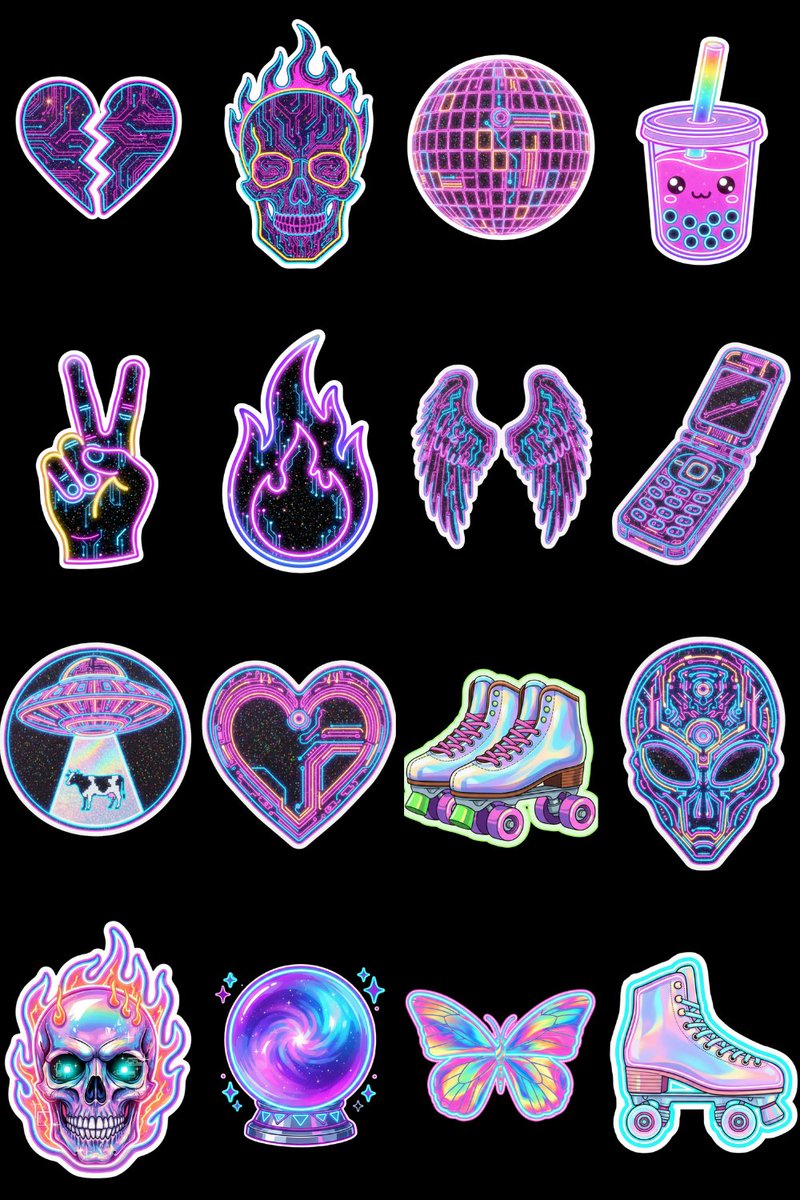 bipul_syed's tweet image. Add some Retro Y2K shine to your setup with this Neon Holographic Sticker Pack 🌈✨
25 bold, digital stickers — instant download, no wait.

👉 Grab yours here: bipulahmed.gumroad.com/l/NeonHolograp…

#digitalsticker #Stickers #Sticker #stickerselection #StickerTo100M