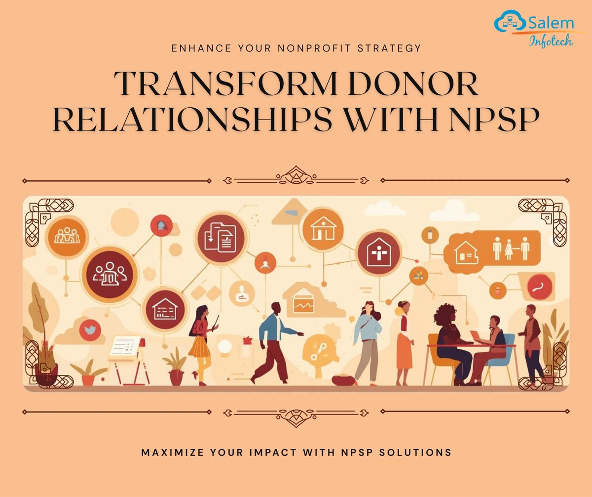 salem_infotech's tweet image. At Salem Infotech, we help nonprofits implement and customize NPSP to simplify relationship tracking, streamline data, and build meaningful connections that last.
#Salesforce #NPSP #NonprofitTech #ConstituentManagement #RelationshipManagement #DonorEngagement #CRM #Salem_Infotech