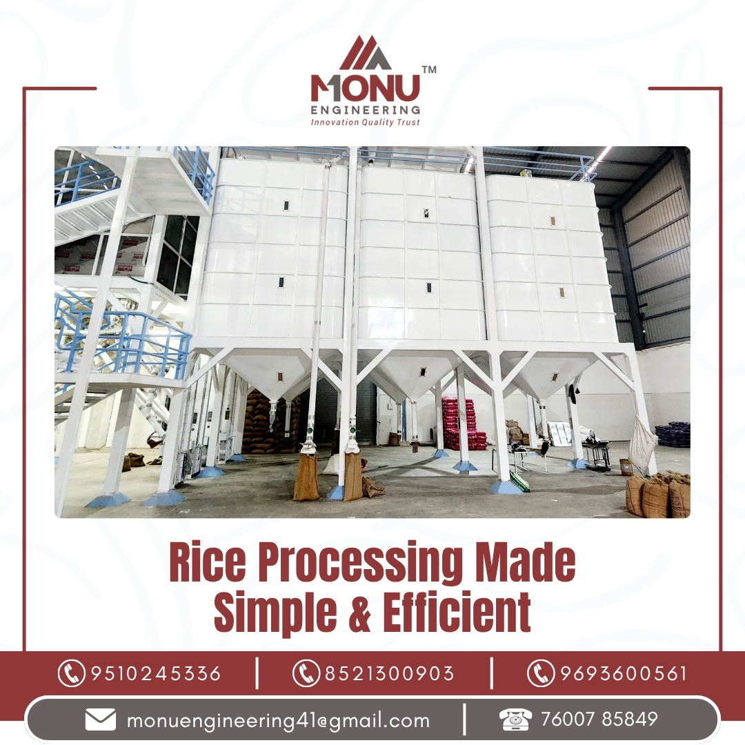 MonuEngineering's tweet image. Simplifying Rice Processing 🌾
 At Monu Engineering, we make rice processing simple, efficient, and reliable with advanced technology.
 #RiceProcessing #MonuEngineering #FoodProcessing #IndustrialMachinery #Efficiency