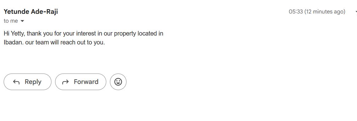 the_rofiat's tweet photo. Imagine a system where every property inquiry automatically sends a thank-you email, alerts the agent on WhatsApp, and books the viewing.

I just built that with Zapier ⚡

Small automation. Big impact.

#RealEstateVA #VirtualAssistant #Automation #Zapier
@omoalhajaabiola https://t.co/dVFXc3fedg