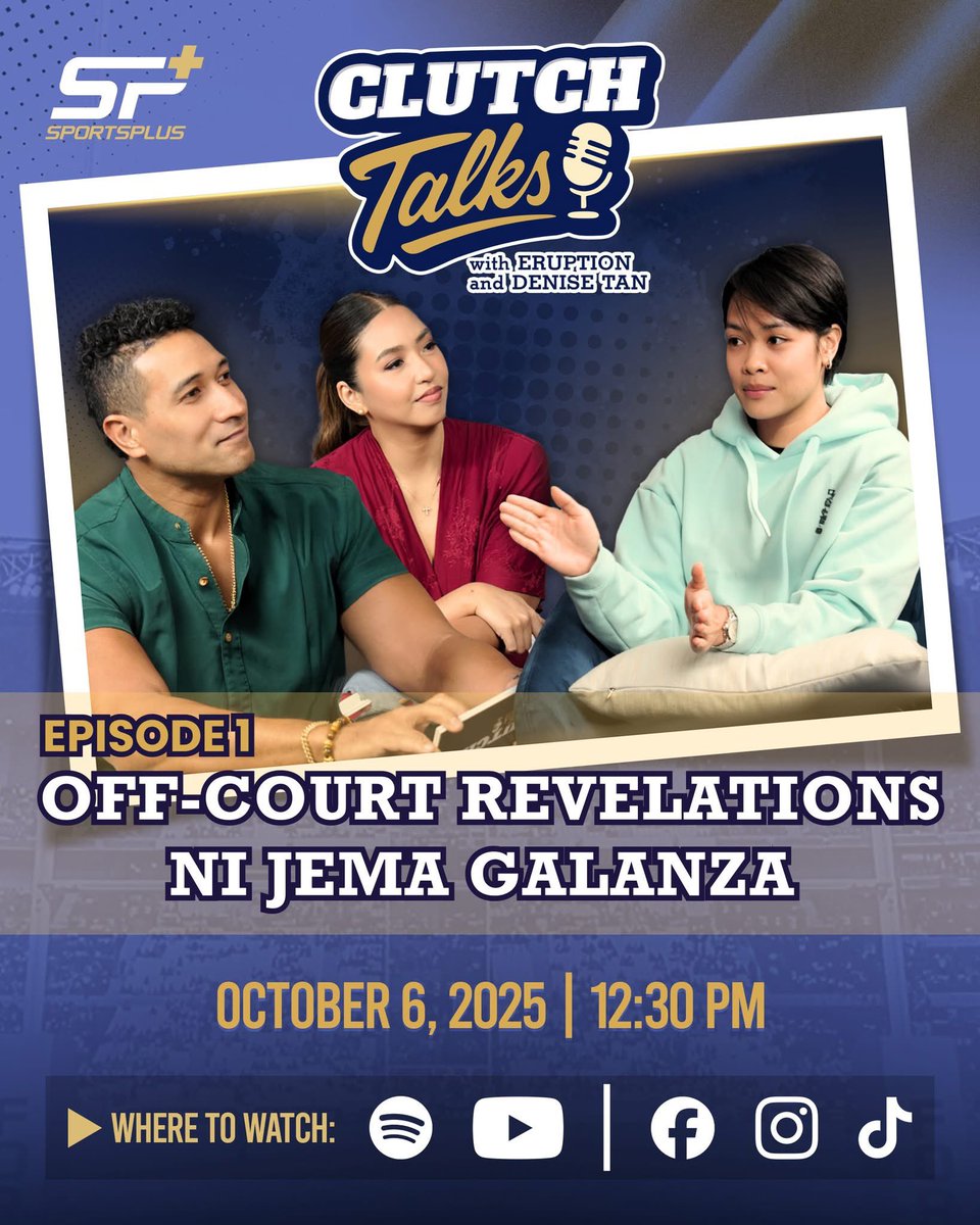 Hey JG Fam! 💖 Let’s all tune in and watch Jema Galanza on Cluth Talks over on YouTube! Don’t miss it! 

youtu.be/BMOeEfLD_4A?si…