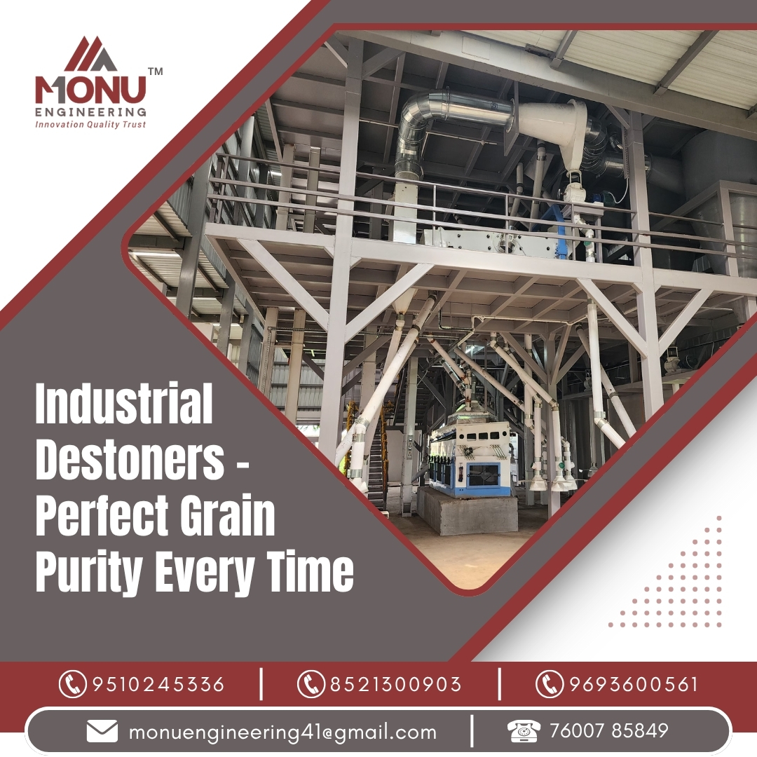 MonuEngineering's tweet image. Precision. Purity. Perfection.
At Monu Engineering, our Industrial Destoners ensure every grain meets the highest purity standards — every single time. 🌾✨
#MonuEngineering #IndustrialDestoner #GrainPurity #EngineeringExcellence