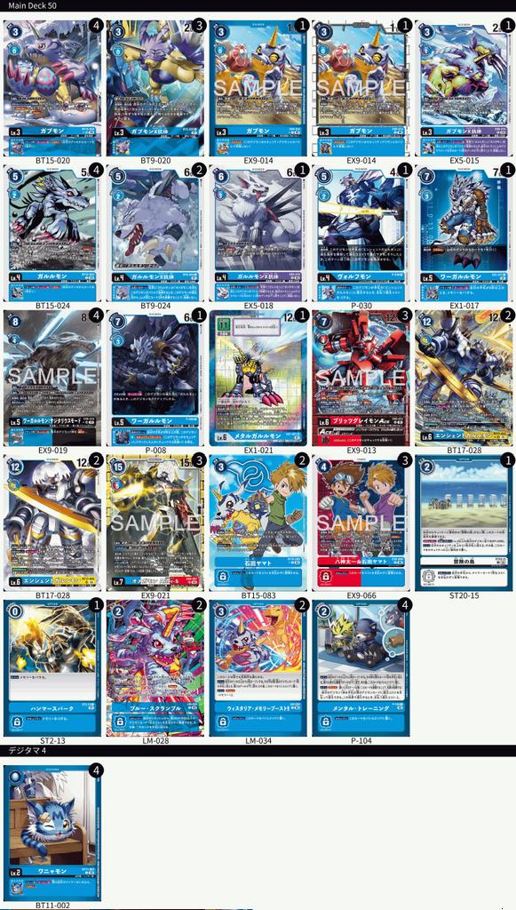 DigimonTCGCebPH's tweet image. Bandai card fest Manila
Super Tamer Battle Ex (day 2)
Deck: Garuru Alter S
By: Eric林

R1:Gammamon⭕️
R2:Enoch&apos;s Magneticdramon❌️
R3:forgot opp&apos;s deck-⭕️
R4:@garryyeung Galaxy ❌️
R5:@AQVart23 Machinedramon⭕️
R6:Guilbirds ⭕️

#デジカ 
#デジモンカードゲーム 
#デジモン 
#digimon