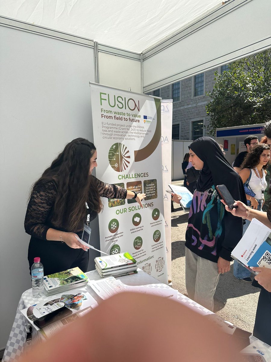 Consumerslebano's tweet photo. On September 30, 2025, Consumers Lebanon took part in the Open House NGOi event at the American University of Beirut (AUB), alongside our partner organization ICU. #ICU #FUSIONProject #PRIMAProgram #EUfunded #NGOi2025 #AUB https://t.co/al389aG8Z5