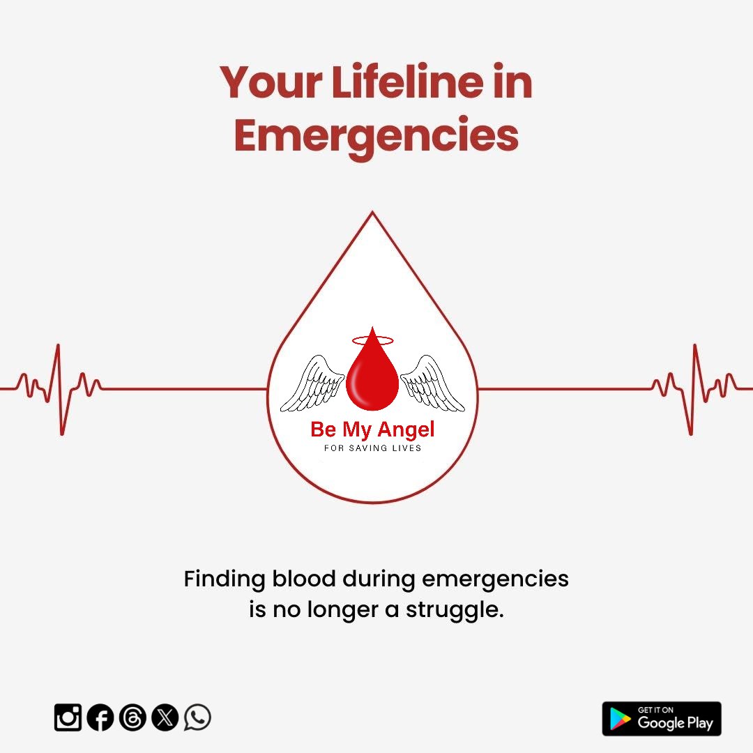 BeMyAngel12's tweet photo. Emergencies can happen anytime.
But help shouldn’t be hard to find.

BeMyAngel connects you instantly to:
Real-time blood availability in nearby blood banks

Because every second matters —
BeMyAngel: Your Lifeline in Emergencies. ❤️

#BeMyAngel #SaveLives #EmergencyHelp https://t.co/0mOomRWLYg