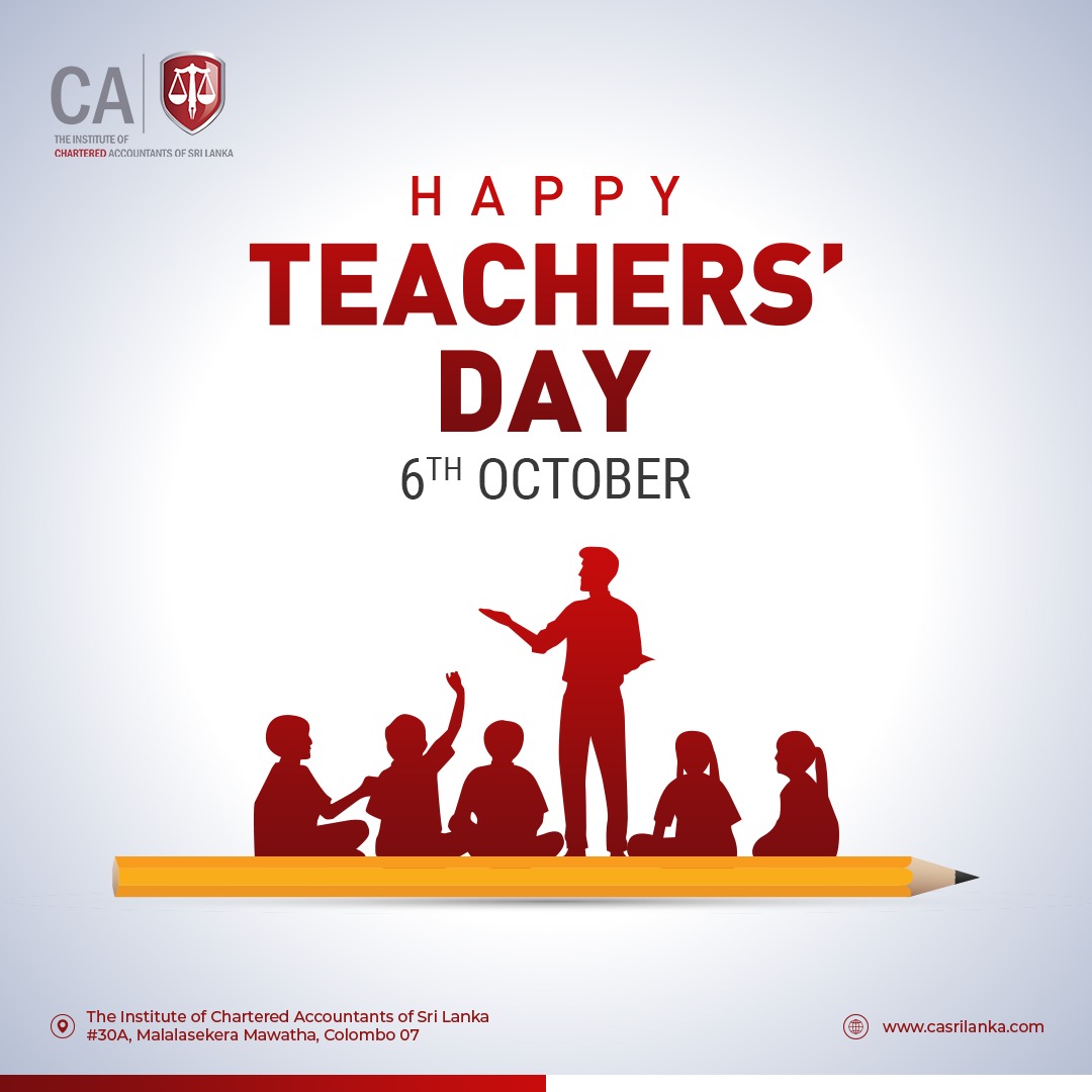casrilanka's tweet photo. Celebrating the guiding lights who inspire, educate, and shape the future.

Wishing all teachers a very Happy Teachers’ Day!

#TeachersDay #CASriLanka #SriLanka #LKA https://t.co/QpiD0RwPAT