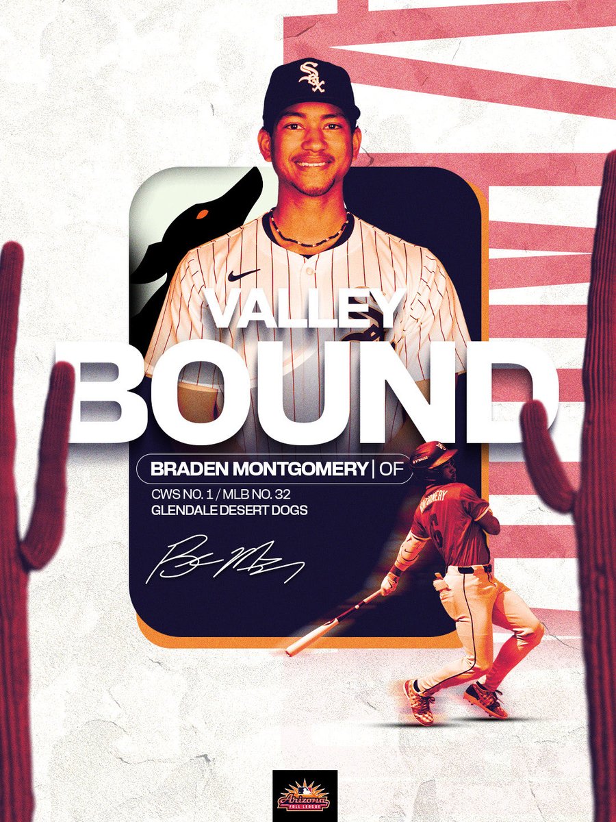 MLBazFallLeague's tweet photo. We got some more stars to look forward to on Opening Day! MLB’s No. 35 prospect Braden Montgomery is #ValleyBound
Montgomery finished up his first pro season with an average of .270 and hit 12 homers with 14 steals over 121 games. The 22-year-old made the climb from the Kannapolis Cannon Ballers (A) to Birmingham Barons (AA) where he finished off his season.
Stay tuned to see who else is Valley Bound for Opening Day!
