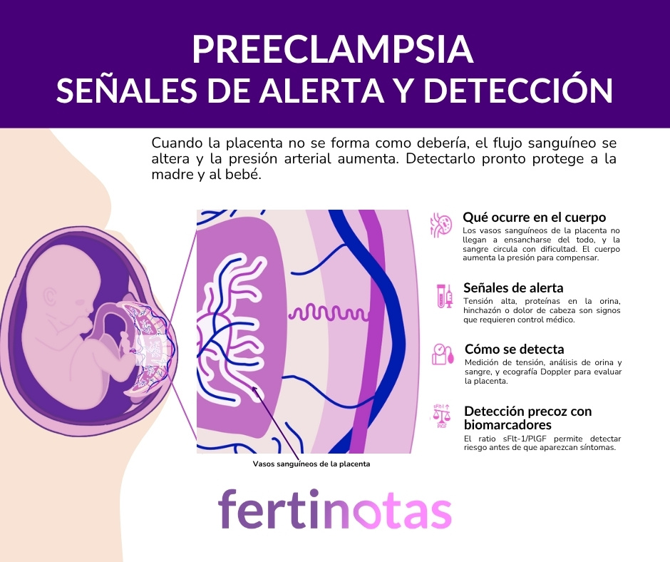 Durante el #embarazo, el cuerpo cambia para alimentar una nueva vida.

A veces, esos cambios hacen que la tensión suba más de lo esperado.

Detectarlo a tiempo y seguir los controles es clave para cuidar a la madre y al bebé.

#Fertinotas #TensiónAlta fertinotas.com/hipertension-e…