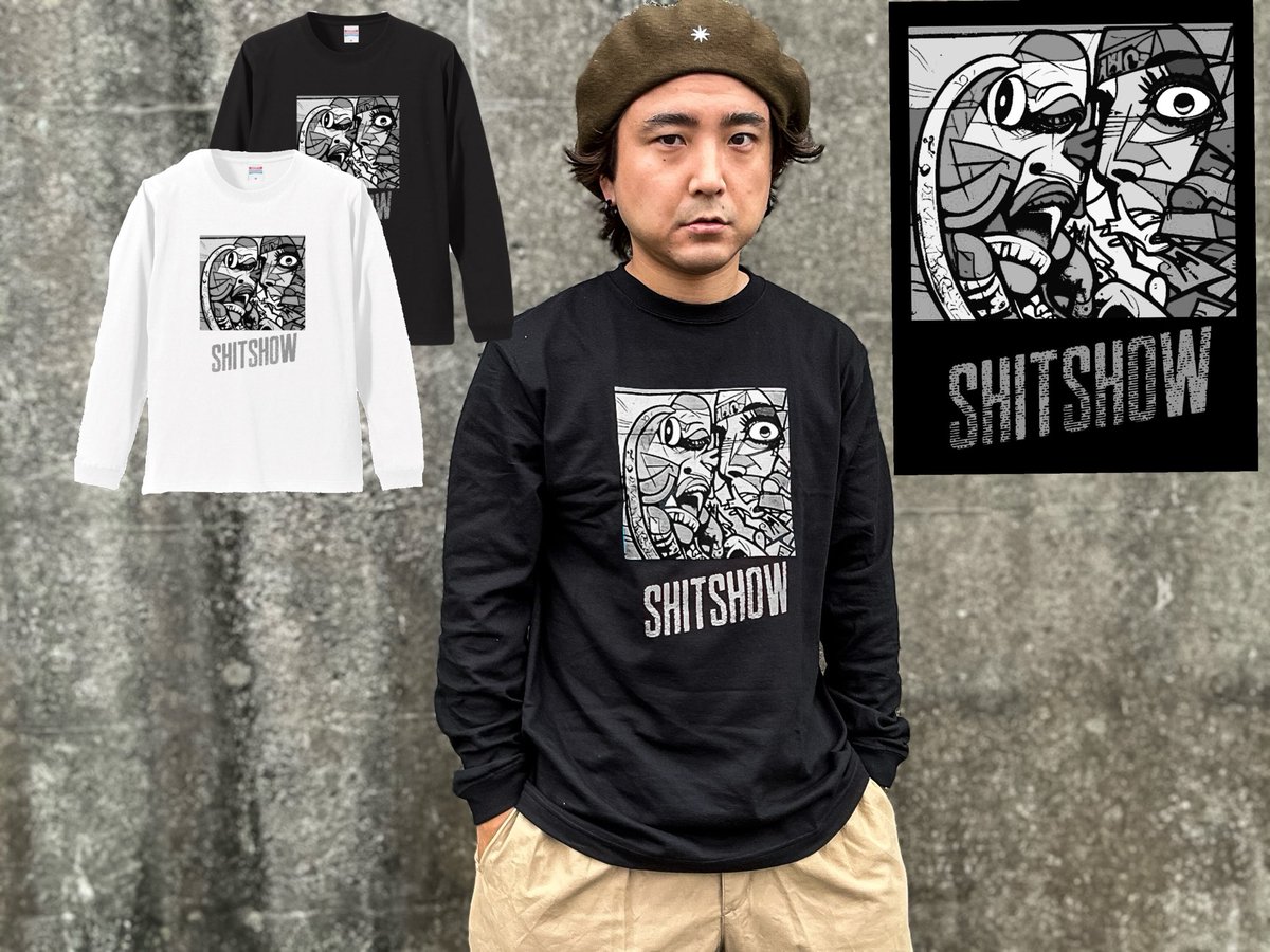 takashi_iida05's tweet photo. Drop today!!!

カルフルver.→ https://t.co/Fxqy0Fqpy3
モロクロver.→ https://t.co/MAqizwC0Q7

---

#Tシャツ好きと繋がりたい #popart #ポップアート #draw #drawing #art #artwork #アート #絵 #絵が好きな人と繋がりたい #カルチャー #モデル #model #オリジナルTシャツ #ロンT #SHITSHOW #服 https://t.co/lBzaK1AltV