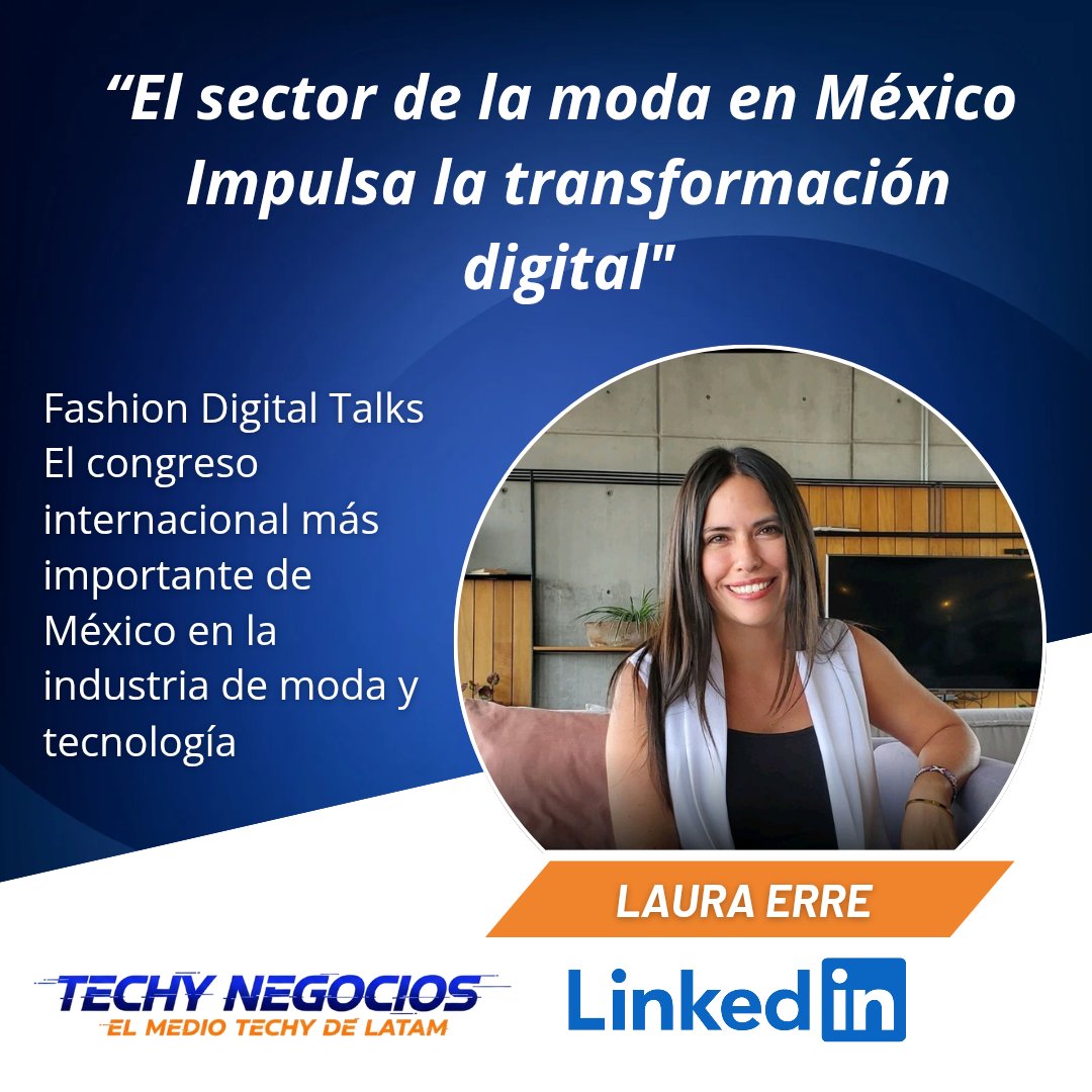 techynegocios's tweet photo. ✨ Laura eRRe es una de las voces más influyentes en el cruce entre moda, negocios y tecnología en Latinoamérica.
Laura Espinosa @lauraerremx @fashiondigitaltalks
Como fundadora de Fashion Digital Talks, autora de Tu negocio siempre a la moda https://t.co/CjdotfvnMb