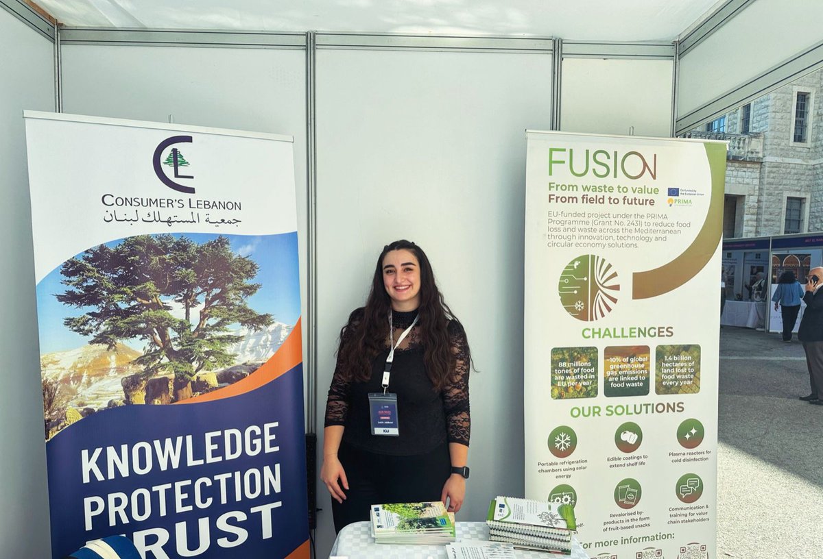 Consumerslebano's tweet photo. On September 30, 2025, Consumers Lebanon took part in the Open House NGOi event at the American University of Beirut (AUB), alongside our partner organization ICU. #ICU #FUSIONProject #PRIMAProgram #EUfunded #NGOi2025 #AUB https://t.co/al389aG8Z5