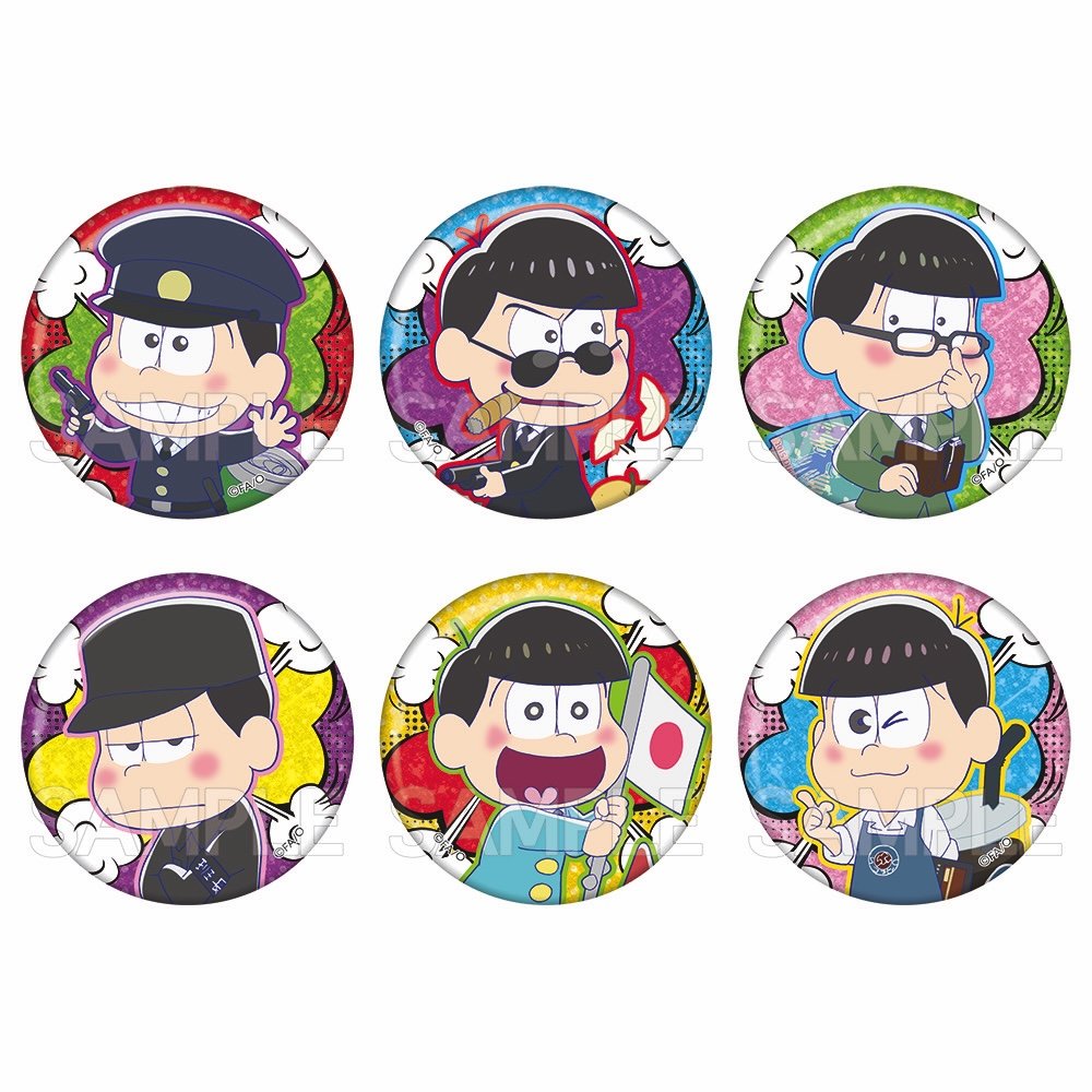 ♥激レア♥　おそ松さん 缶バッジ 全員集合 コラボ　man　ホロ ♥激レア♥ おそ松さん 缶バッジ 全員集合 コラボ Snowman ホロ