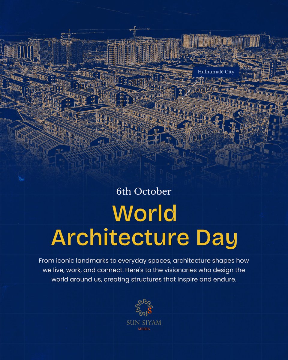 sstvmv's tweet image. Today we celebrate the art and impact of design, from ancient wonders to modern marvels.
Happy World Architecture Day! 🏙️ 
#WorldArchitectureDay #DesignTheFuture #ssmedia #sstv #sstvmv #sunmv #sunonline #sunpodcast #sunplaymv