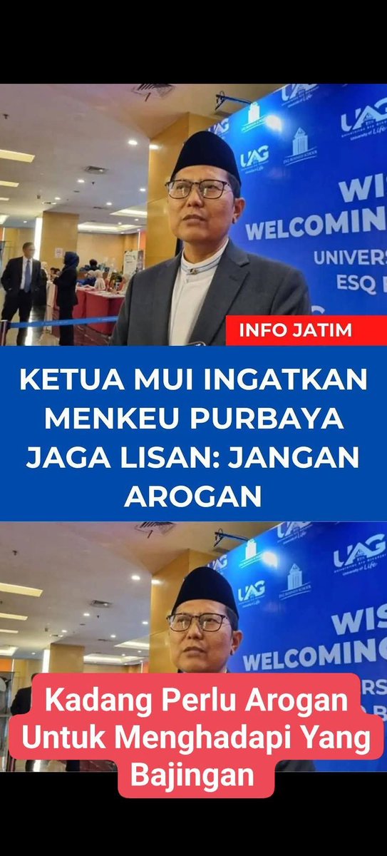 Banyak rakyat bundir krn Judol dan Pinjol, banyak calon jamaah haji jadi korban korupsi kuota haji, lu membisu.
9.000 lebih anak2 keracunan MBG, lu pura2 buta.
Puluhan santri jadi korban ponpes roboh, lu belagak tuli.

Giliran Menkeu tertibkan anggaran, lu ngebacot!

Setan !! 🤬