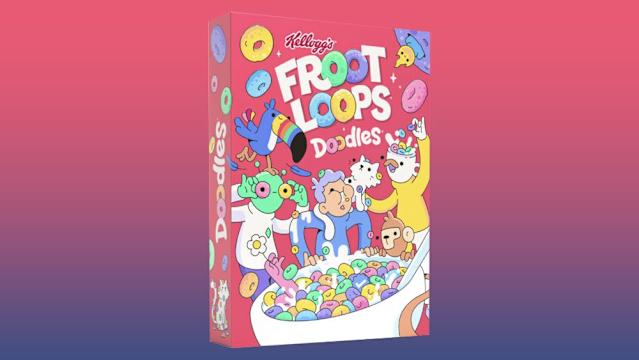 yourdailyscrypt's tweet image. 🌈 Perfect #FrootLoops just dropped a colorful #NFT collab, proving brand partnerships are breathing new life into digital art! thedailyscrypt.io/nft/perfect-fr…