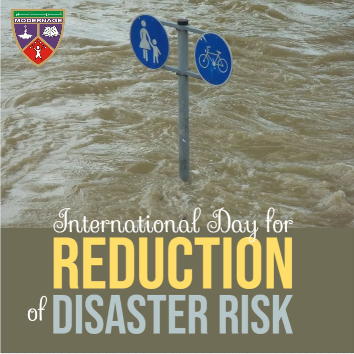 Modernage7's tweet photo. Reduction of Disaster Risk
Building a Resilient Future! 
 On International Day for Disaster Risk Reduction, let's work together to mitigate risks, protect communities, and create a safer world for all. https://t.co/EOwAEUHq7f