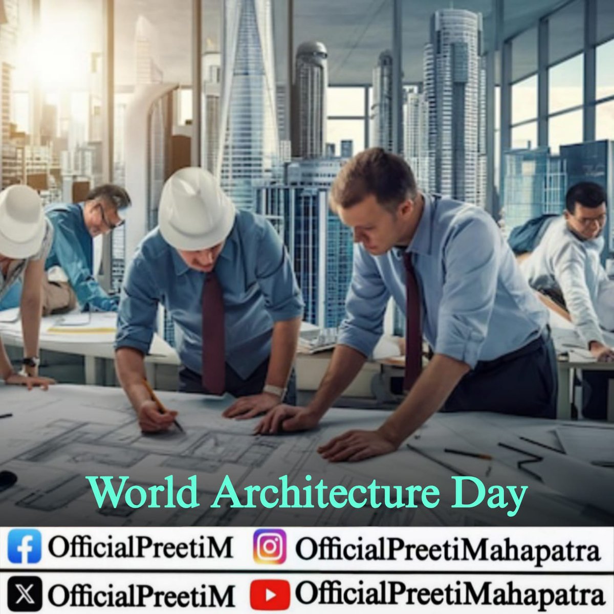 OfficialPreetiM's tweet image. On World Architecture Day, we celebrate the brilliance of minds that transform ideas into structures, and spaces into experiences. Here’s to the art that shapes our cities and defines our world.
@MoHUA_India @CimGOI
#WorldArchitectureDay #ArchitecturalMarvels #DesignRevolution…