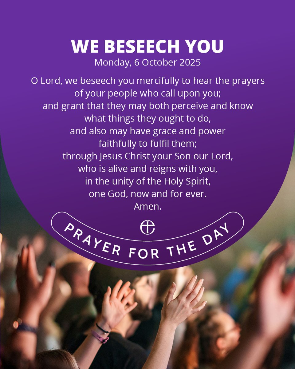Have you prayed using the audio version of today's prayer?

Go to cofe.io/TodaysPrayer to learn more.