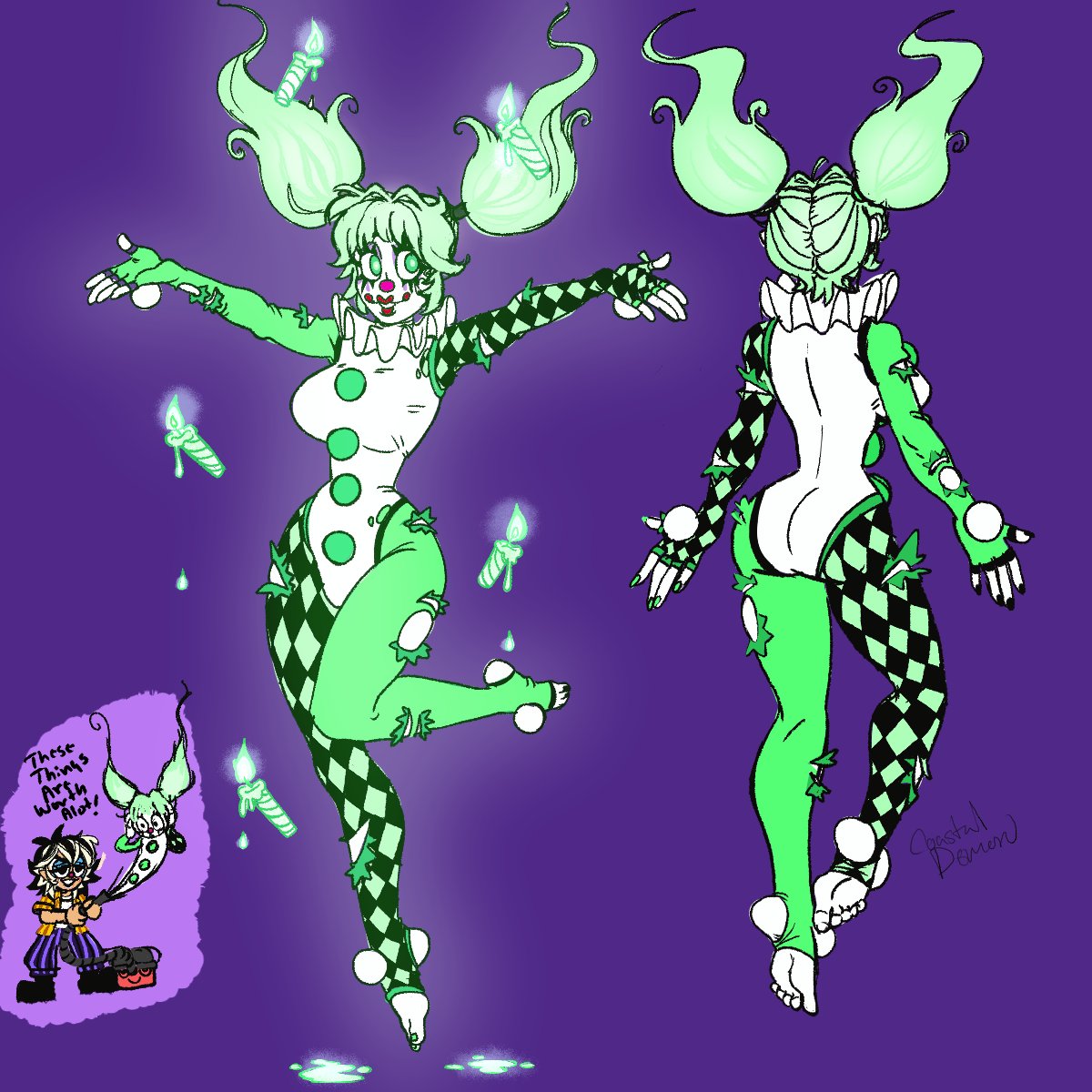 CoastalDemon's tweet image. she was gonna be the next adoptable but witchy didn't sell  😭