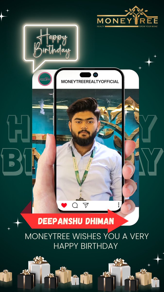 MoneytreeRSPL's tweet image. Birthdays are a reminder that growth happens every day  both personally and professionally. Happy Birthday ! Let’s keep growing together. 🌿 
#TeamMoneyTree #BirthdayVibes #GrowingTogether