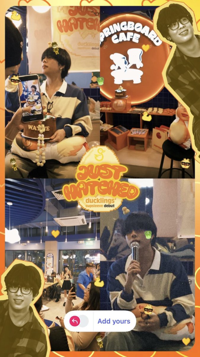 Ducklings! ✨ Thank you so much for having fun with us last night!

Share with us your captured memories by using our Instagram story template~ 💛

#WEBLOOMANDSHINE
#ASTER_WAYNE
#WAYNERS_OFC 

instagram.com/stories/wayner…