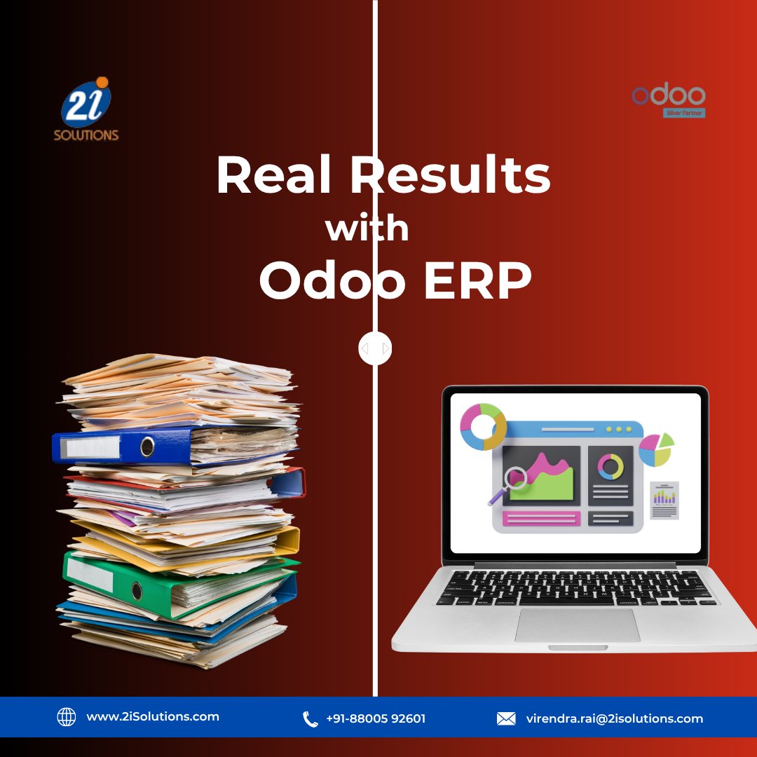 2iSolutions_'s tweet image. Odoo Implementation reason of success
Real success, real results – see how Odoo ERP transformed business operations.
#OdooImplementation #OdooPartner #ERPforBusiness #DigitalTransformation