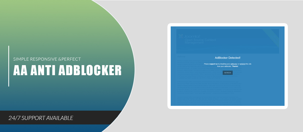 joomlaking4u's tweet image. #Best Anti AdBlocker for #Joomla #Website
Check here : aaextensions.com/product/aa-ant…

#MotivationMonday #cybermonday #MondayBlues #MarketingMonday #MusicMonday #MondayRun #MondayOutfit #MindfulMonday #Brazil #Trending #TrendingNow #Germany #USA #UK #European #Europe