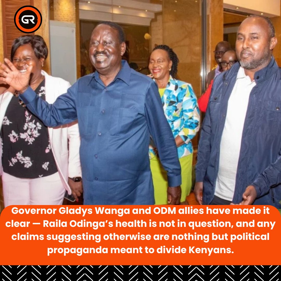 Baba Is Strong and Healthy” — Wanga Hits Back at Raila Odinga Health Speculation. Dennis Onyango Audit The Cartels #RailaOdinga #GladysWanga #ODM