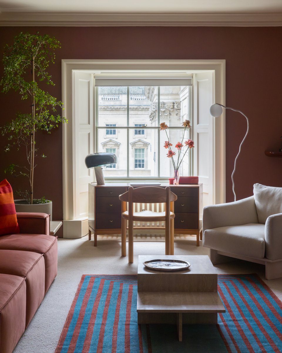 Known for its distinctive use of colour and joyful product collaborations, 2LG Studio (<a href="/2lovelygays/">2LG Studio</a>) marks its first commercial workspace, designing a residential-inspired office for theatre director <a href="/JamieLloydCo/">The Jamie Lloyd Co</a> at Somerset House.

Read more: ow.ly/1FH850X5Ioi