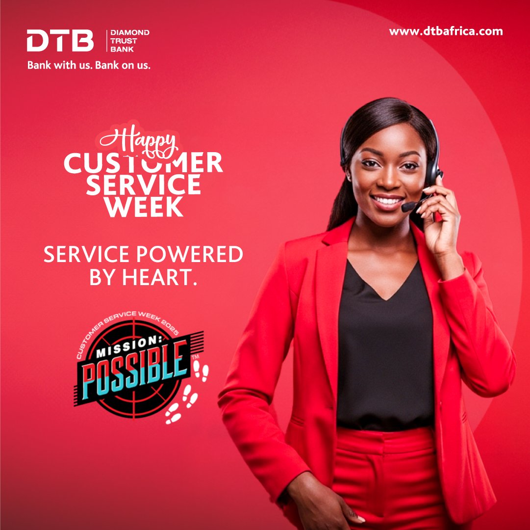 Happy #CsWeek2025!​
At DTB, every act of service tells a story of care and connection. We celebrate our teams who serve with passion, and YOU, our customers, who inspire us every day. Here’s to making every mission possible, together.​

#BankOnUs