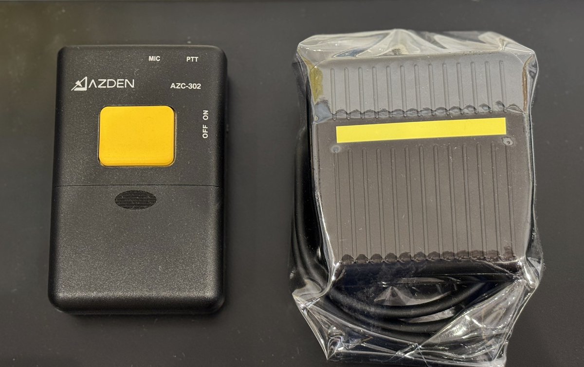 DigiHam_Support's tweet image. AZDEN 各製品 
ヘッドセット、PTTボックス、フットスイッチ等々
#デジハムサポート にて展示・販売しております😃
ぜひご覧ください💁‍♀️✨

当店通販サイトはこちらから♪
digiham.jp/SHOP/76803/243…

#アマチュア無線 
#アツデン
#azden