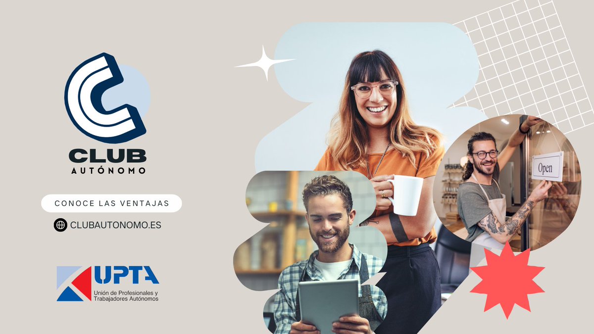 🌟¿Conoces el Club Autónomo de UPTA?

La nueva plataforma online que te permitirá ahorrar tiempo y dinero en tu día a día. Reunimos en un solo espacio todos los descuentos y condiciones preferentes que impacten en la economía diaria del colectivo.

¡Únete!