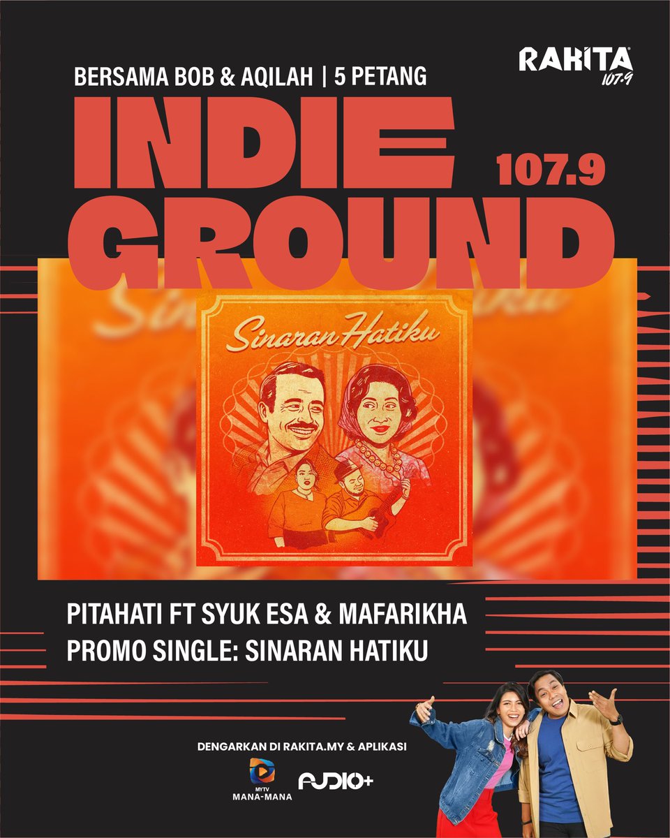 Dengar je lagu ni, automatik rasa jatuh cintaaaa 🥰❤️‍🔥 Merupakan runut bunyi bagi filem Mencari Ramlee, <a href="/bob_akmalyusof/">BOB</a> &amp; <a href="/rpnaqilah/">Putri Nur Aqilah</a> nak menelusuri "Sinaran Hatiku dengan <a href="/Pitahati/">Pitahati</a> esok! 💗