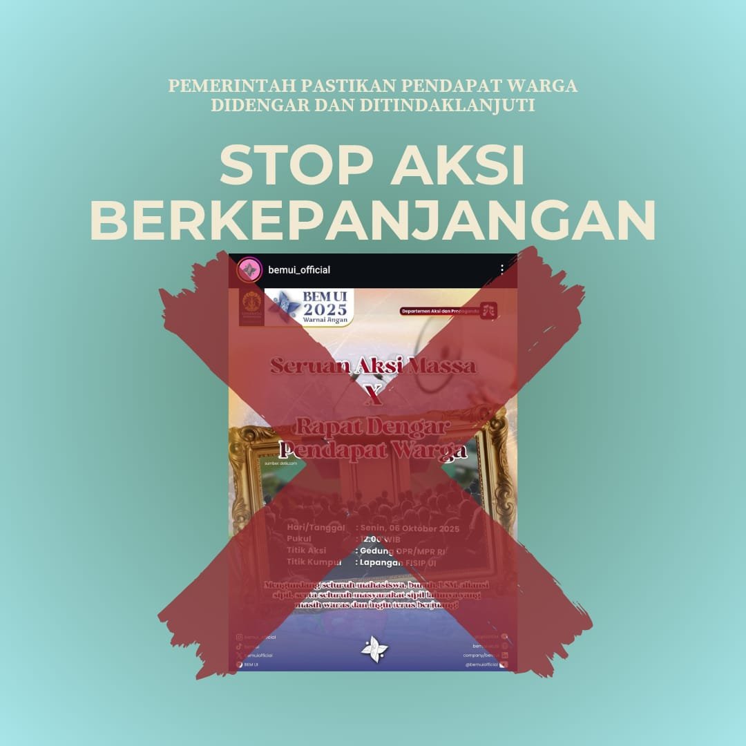 _tanteriva's tweet photo. Waspadai ajakan yang membakar emosi, karena niat baik bisa disusupi kepentingan tersembunyi!

#demo https://t.co/2gpYxe56BN
