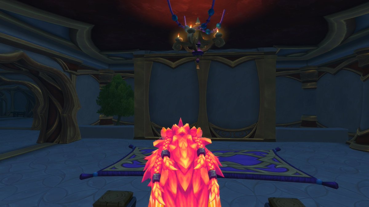 Sometimes you just gotta put a tree in your blood elf house to remind yourself that you're a druid.