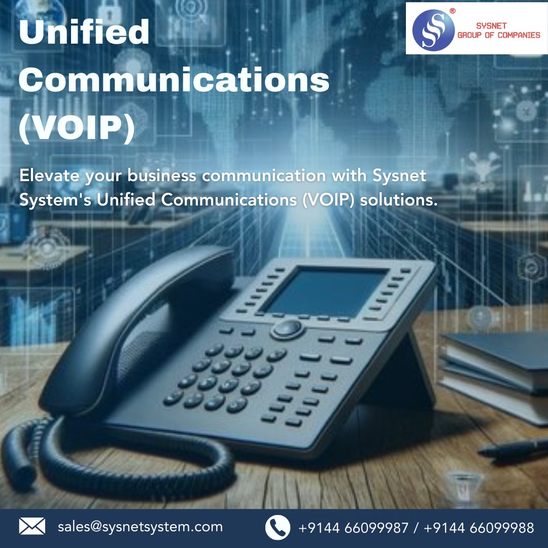 sysnetsystem_'s tweet image. Enhance your business communication with Sysnet System’s VOIP solutions a unified platform for voice, video, and messaging that keeps your team connected anytime, anywhere.
📞+9144 66099987 / +9144 66099988
🌐sysnetsystem.in
#BusinessGrowth #SysnetGroupOfCompanies