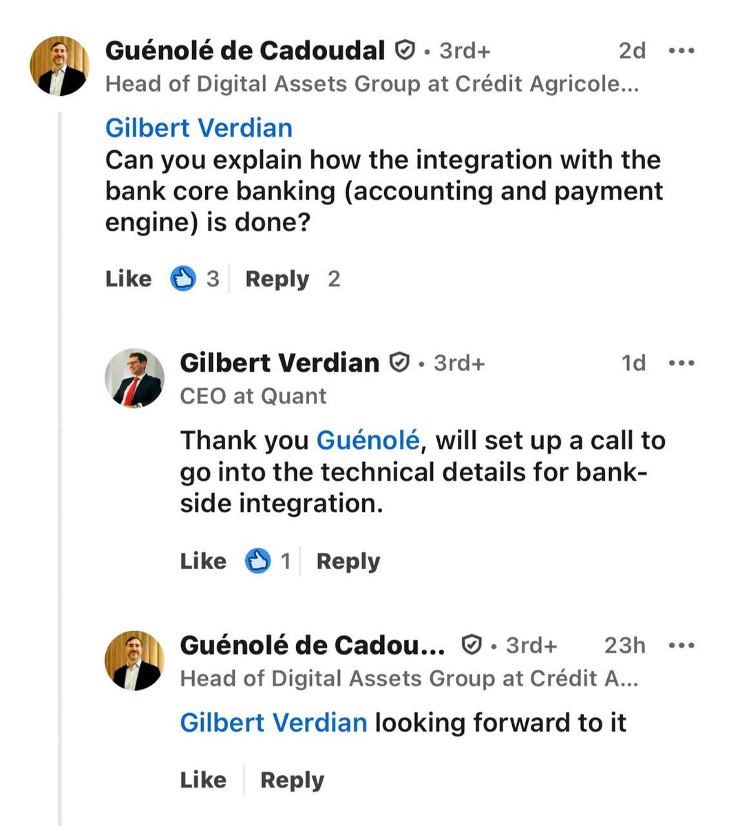 9th biggest bank in the world🧐

$QNT