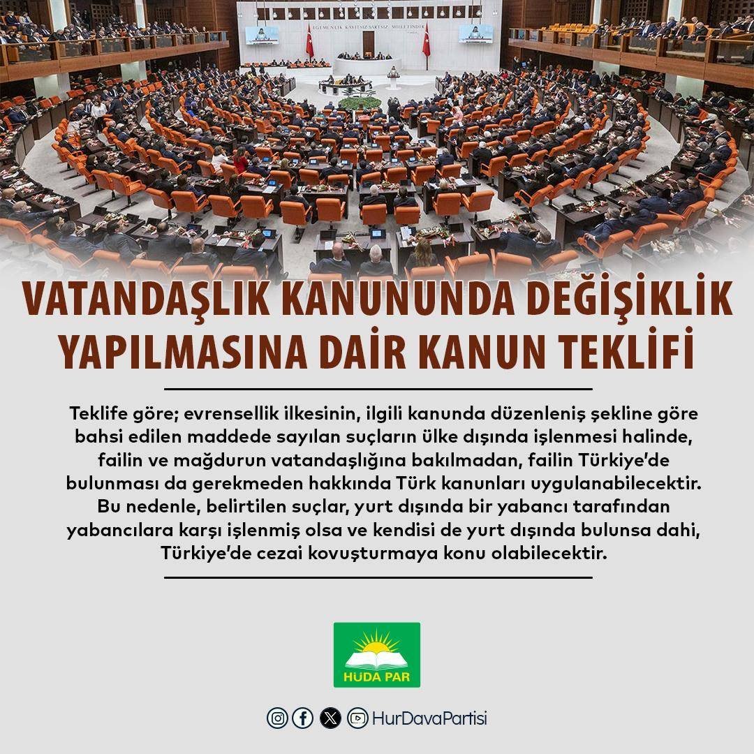 İşgalci terör çetesi israilin Gazze'de uyguladığı soykırım karşısında hiçbir zaman sessiz kalmadık. 
9 Temmuz 2024'te 'soykırım ve insanlığa karşı suç işleyenler' hakkındaki kanun teklifimizin, TBMM Genel Kurulu'nda görüşülmesi kabul edildi.
 Bir an önce Meclisten geçirilmesi ve