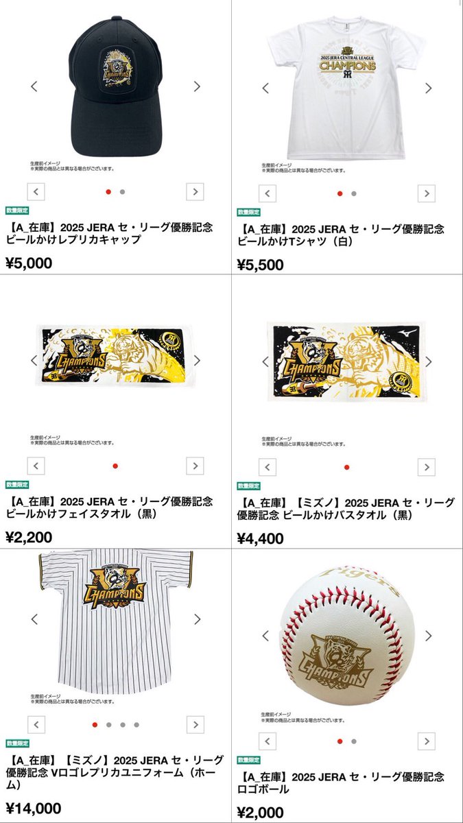 ⭐️Tigers Champions 2005 キャップ⭐️ 阪神タイガース プロコレ