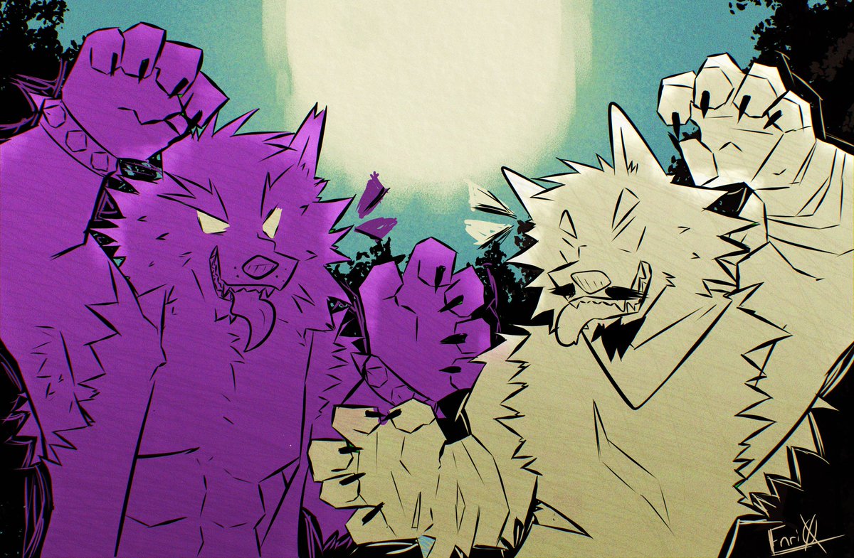 Werewolfs #Halloween #furryartwork #Furry #digitalart #werewolves #Werewolf