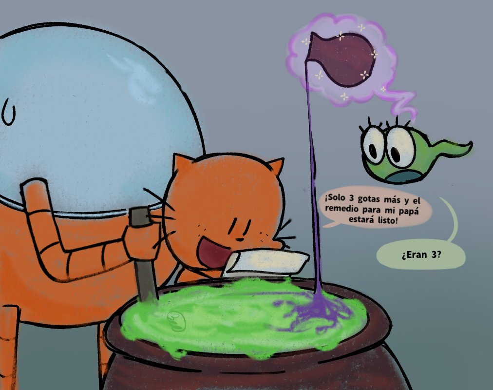 Día 5 "Hechiceria"
Se pusieron creativos con los remedios caseros 
#DoGManTober2025 #dogman